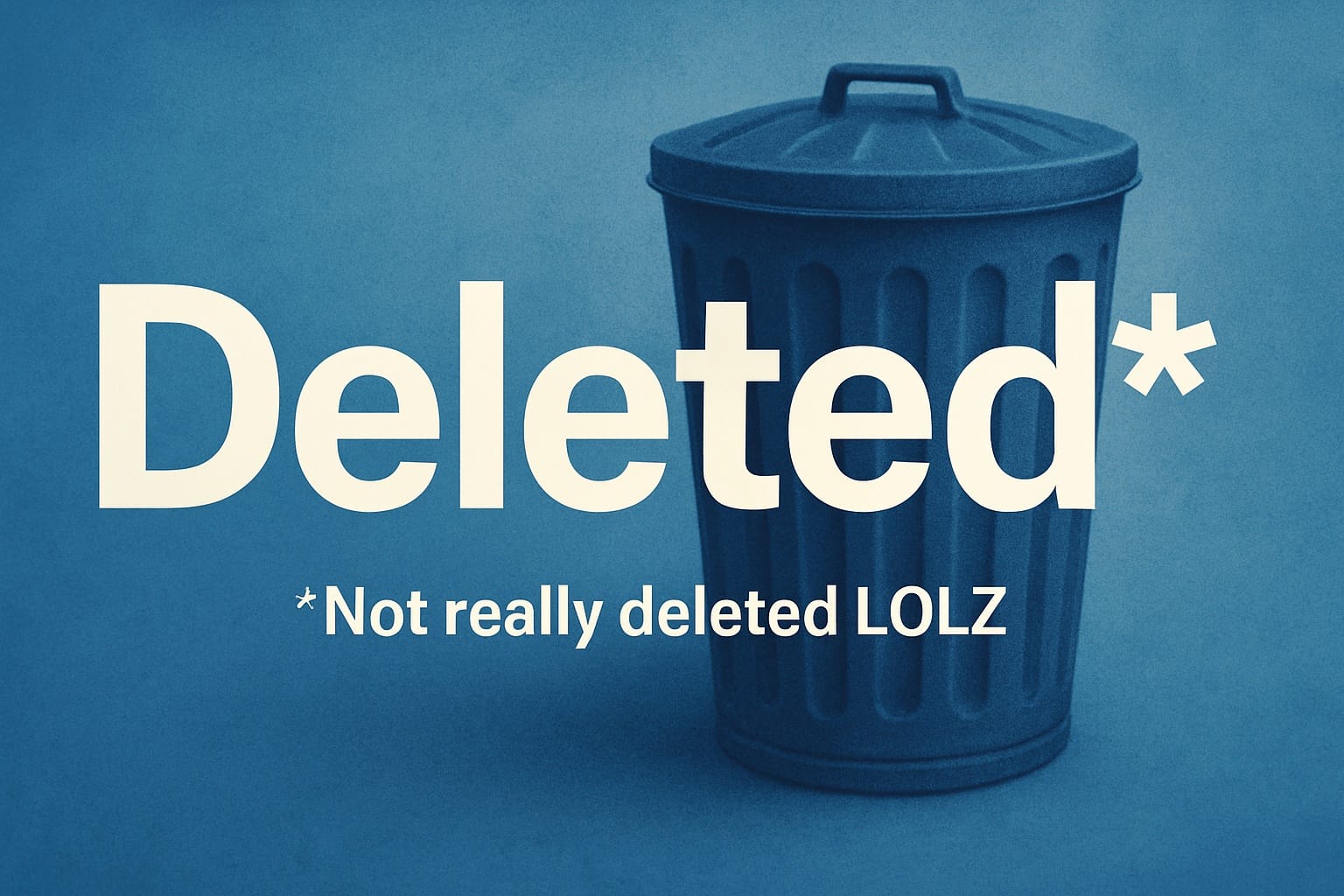 I deleted a file from an AI video site in 2024 and it’s still there